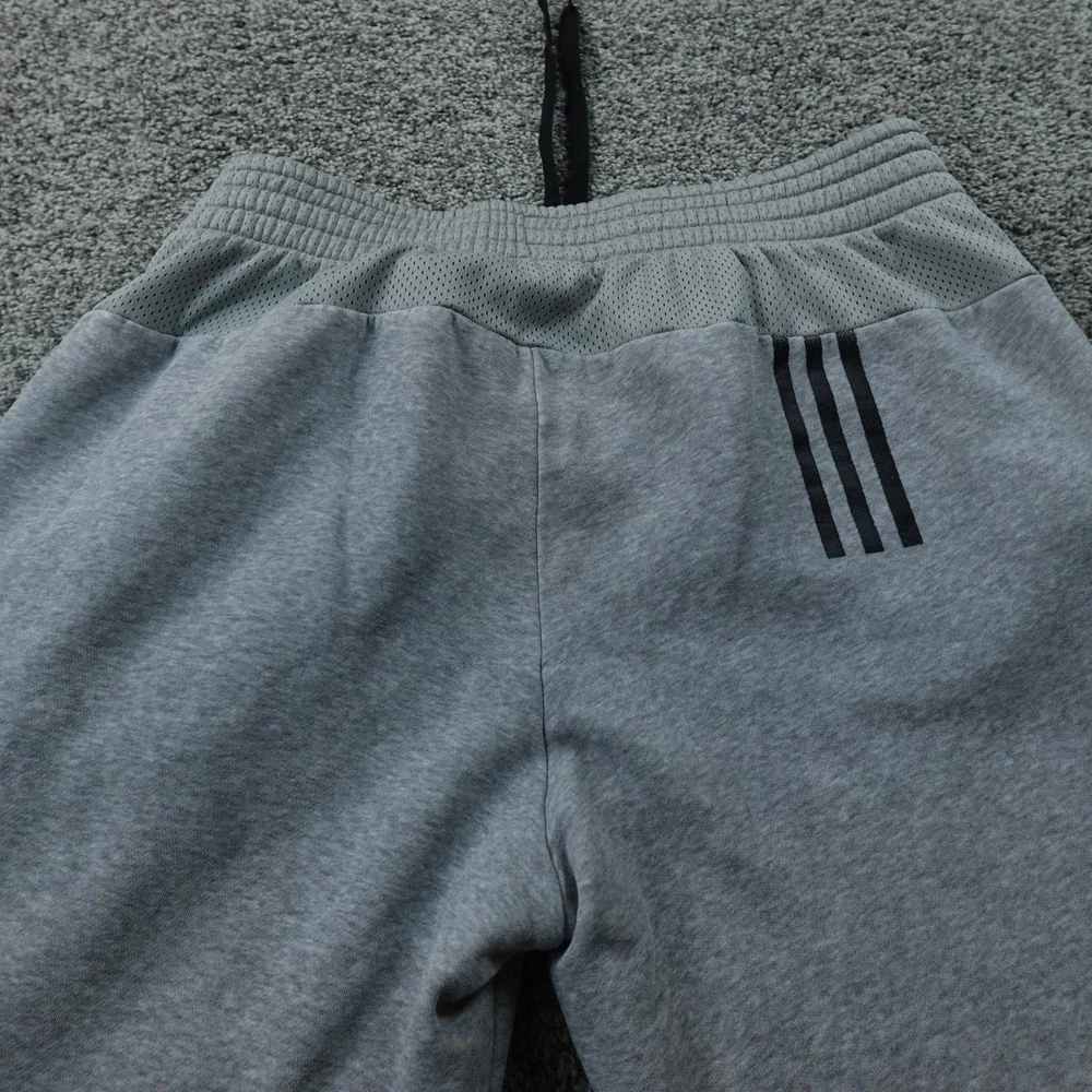 Adidas Sweatpants Mens XL Gray Jogger Athletic Drawstring‎ Pants Gym Workout Run